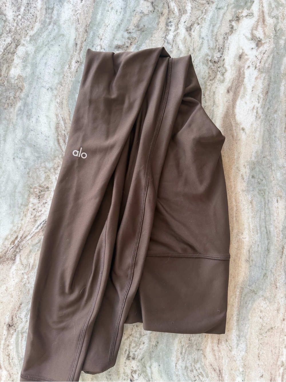 ALO Yoga Brown thick lined leggings